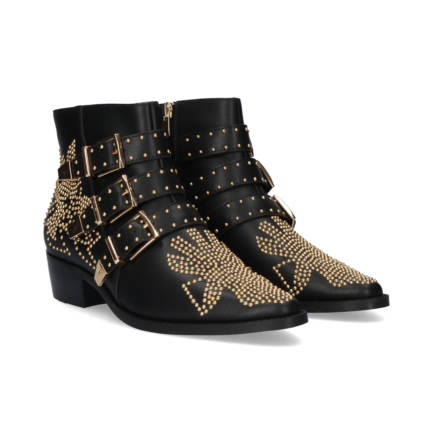 BOTINS BE FREE MILAN 030 BLACK GOLD - Image 4