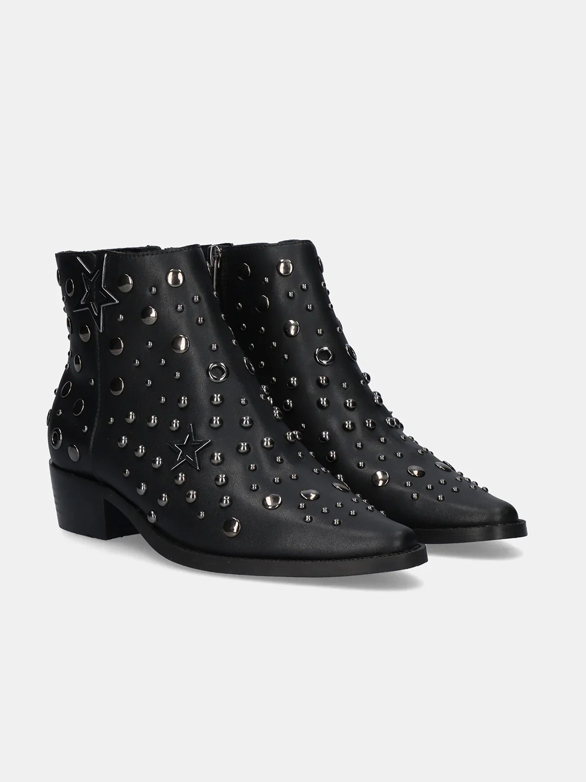 BOTINS BE FREE MILAN 060 BLACK BLACK PEWTER - Image 4
