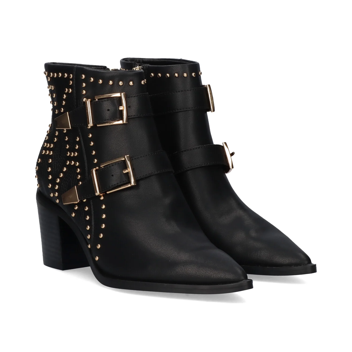BOTINS BEFREE - NAPOLES-022 BLACK/GOLD - Image 2
