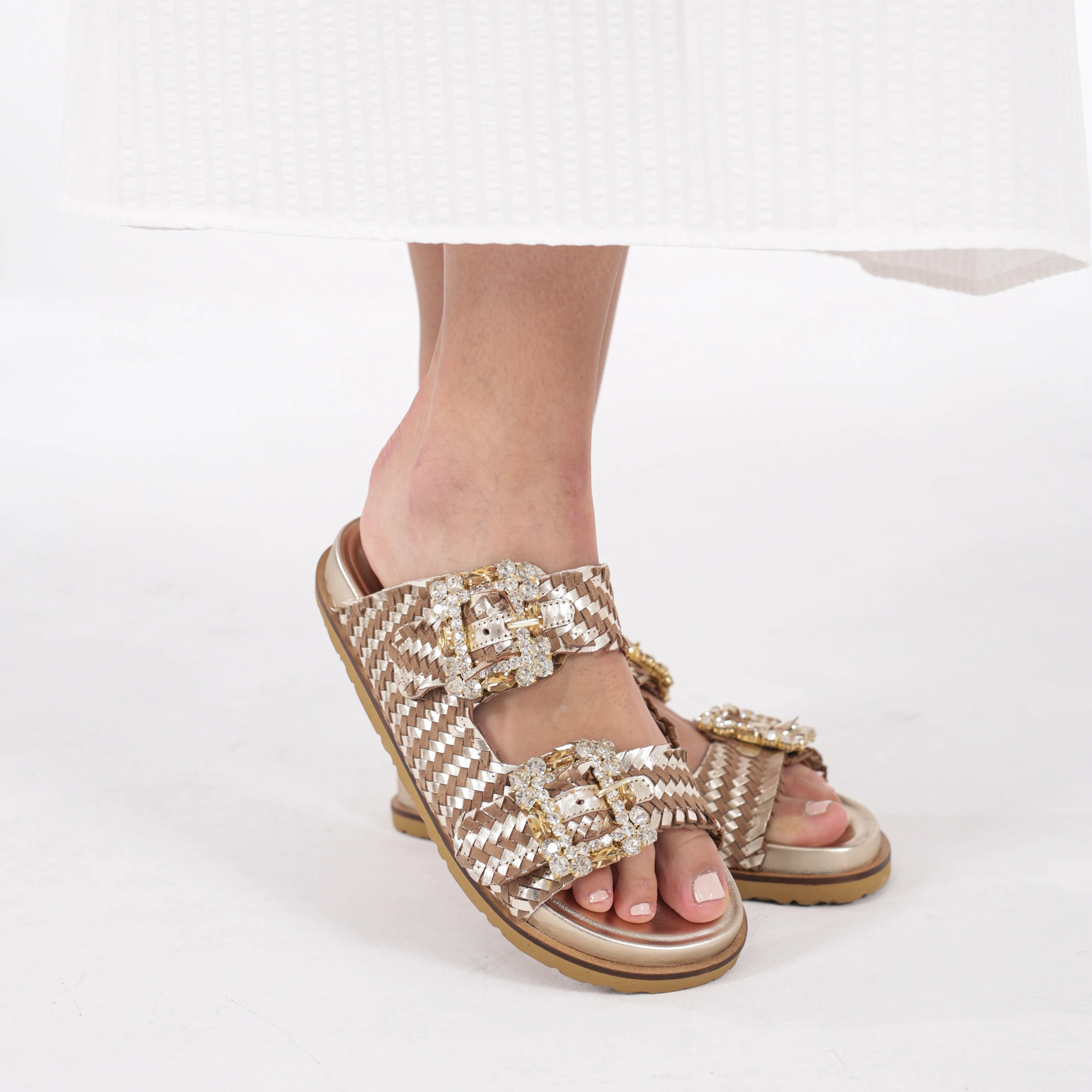 SANDALIAS ABF-97 BALI-400 TAUPE/GOLD - Image 2