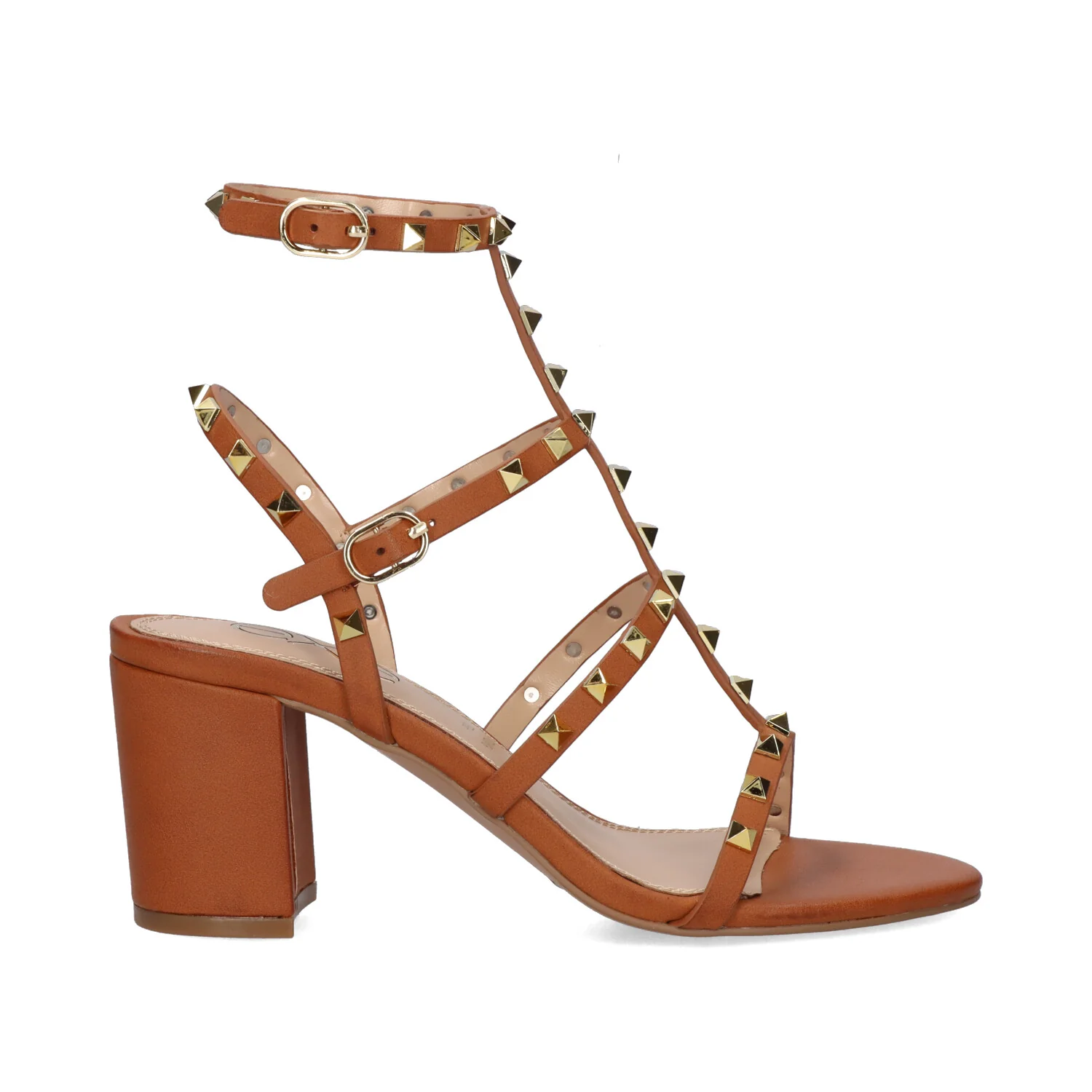 SANDALIAS EXE ADELE-514 TAN/GOLD