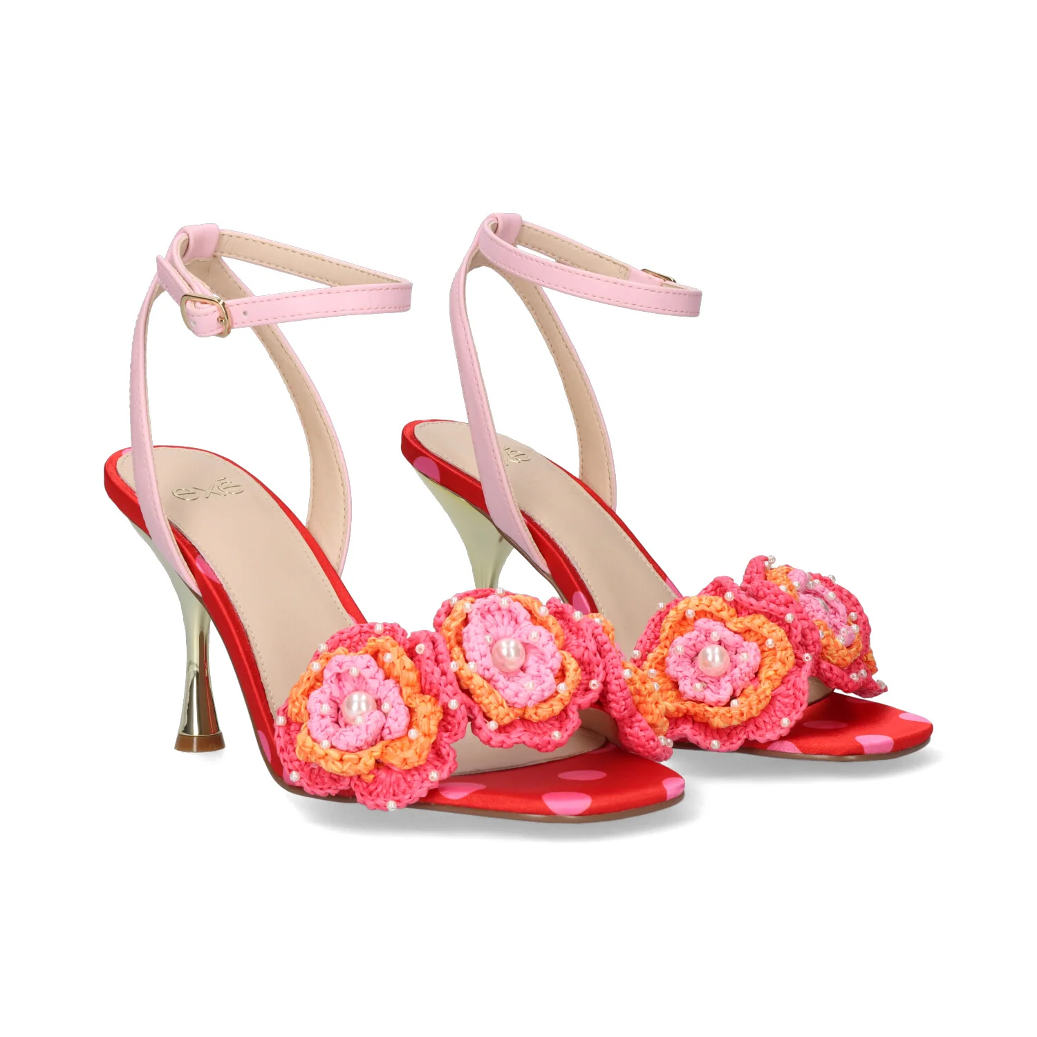 SANDALIAS EXE ANITA-116 FLOWER RED PINK - Image 5