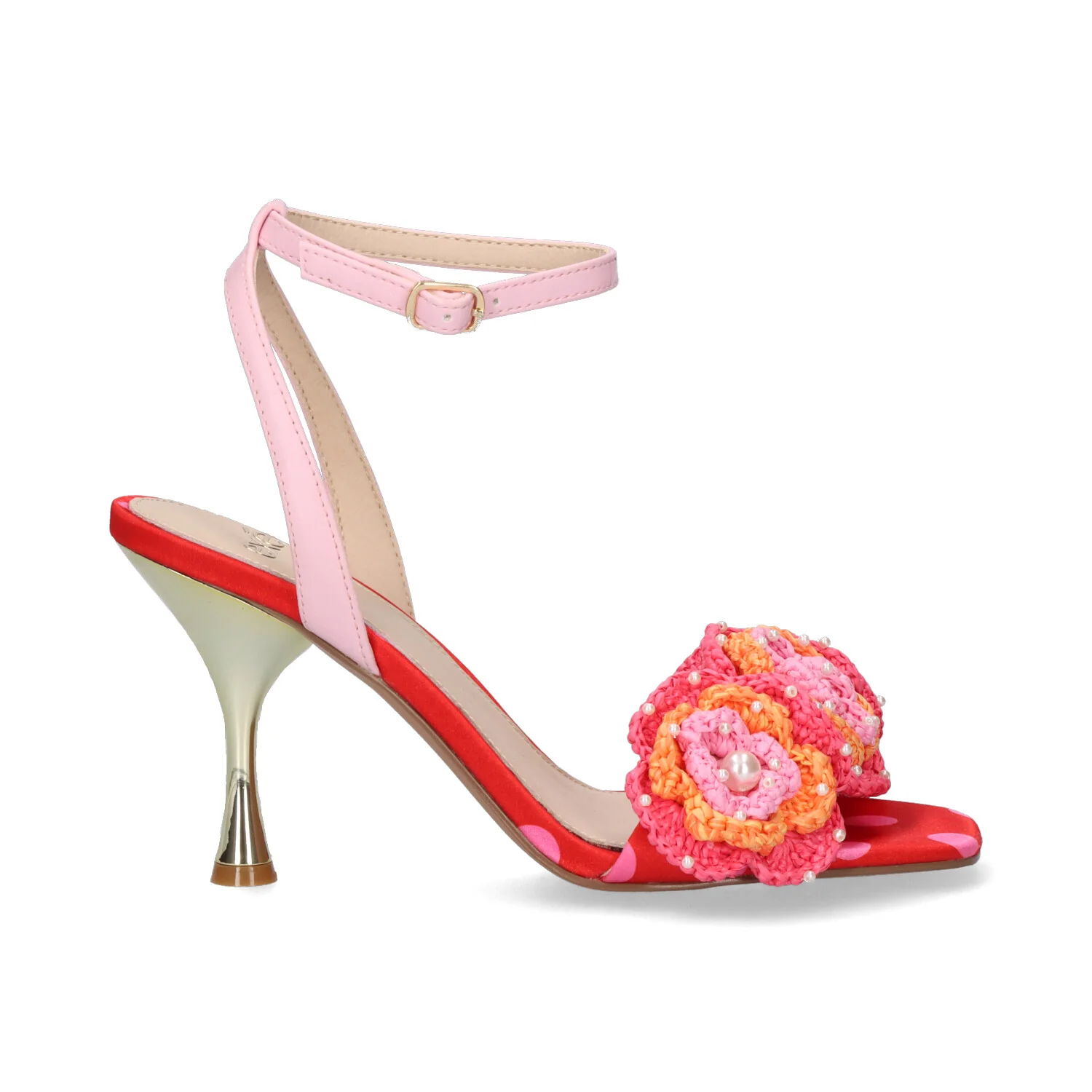 SANDALIAS EXE ANITA-116 FLOWER RED PINK - Image 6