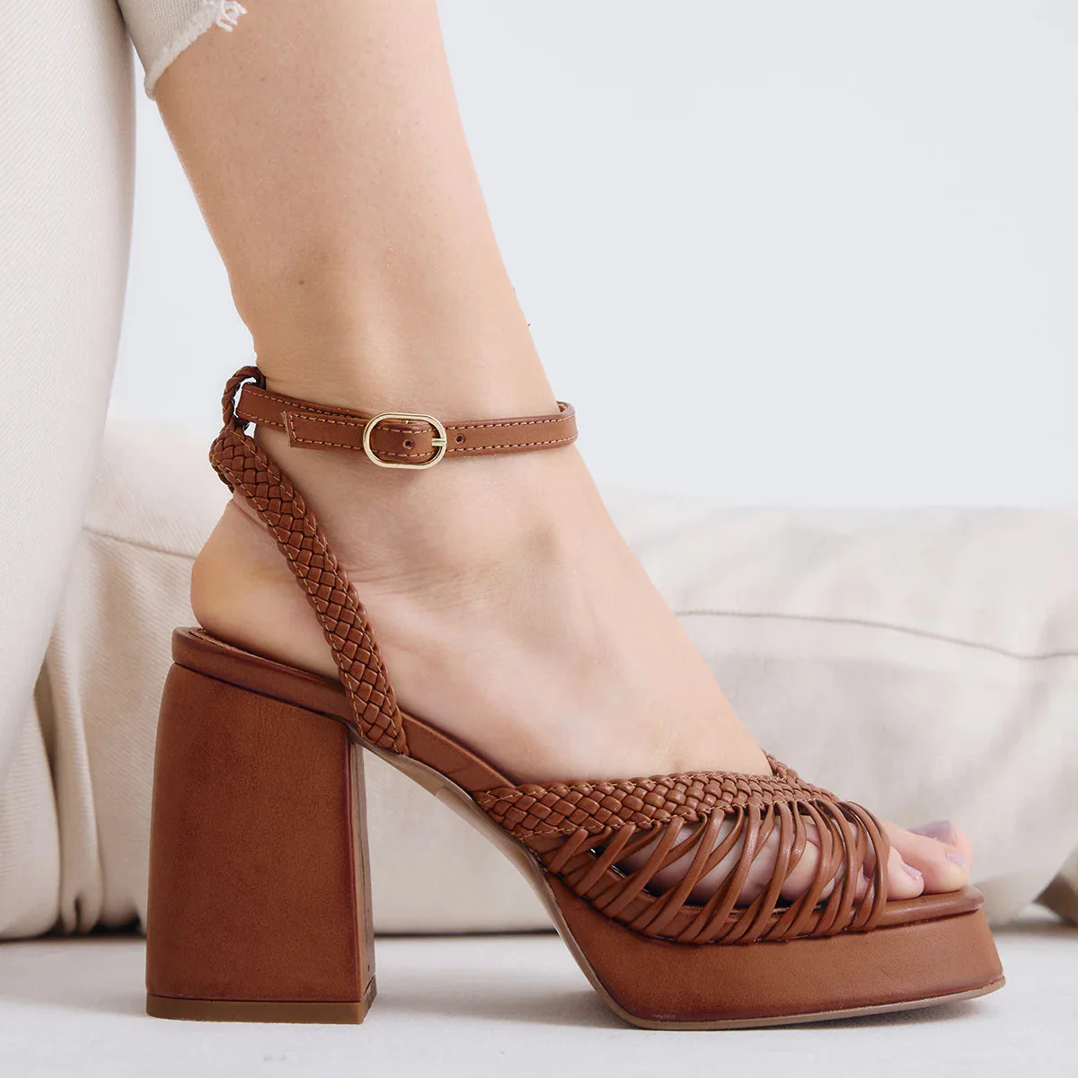 SANDALIAS EXE HAVANA-099 TAN - Image 2