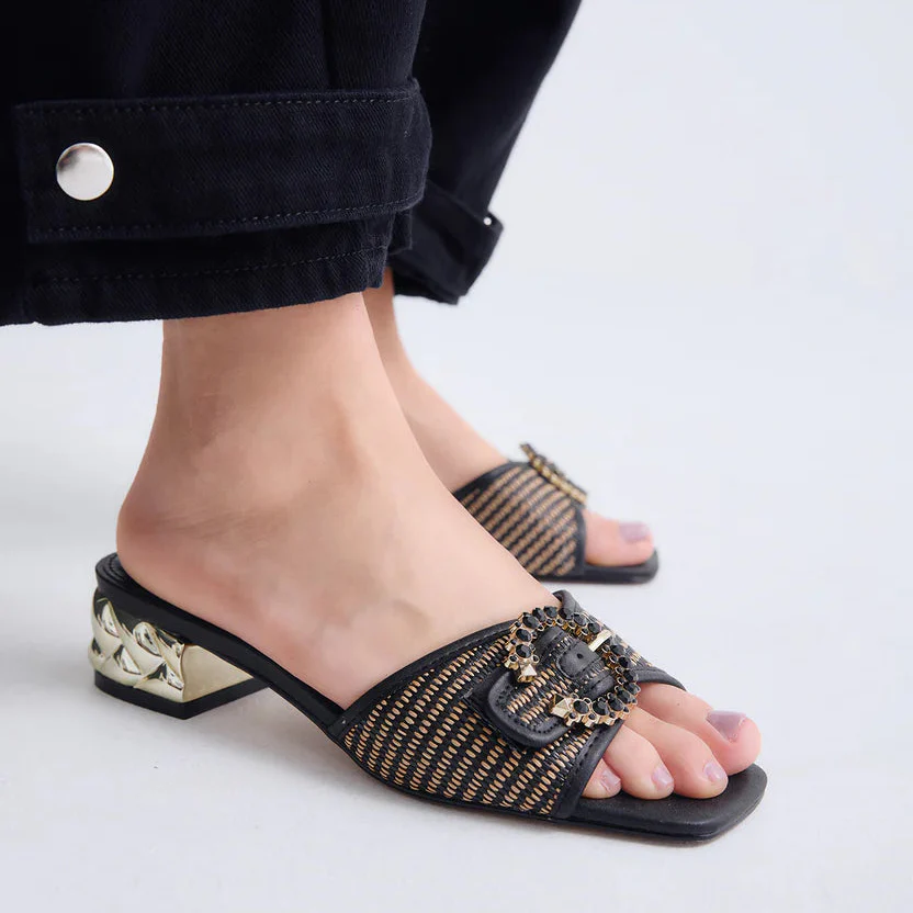 SANDALIAS EXE KATY-410 BLACK/BEIGE - Image 2