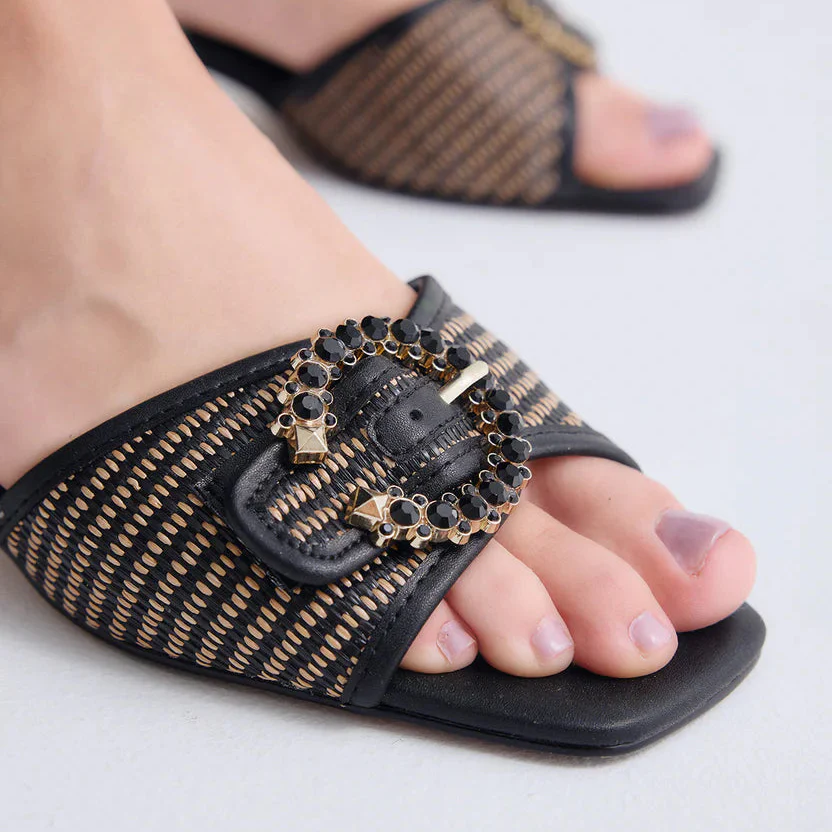 SANDALIAS EXE KATY-410 BLACK/BEIGE - Image 4