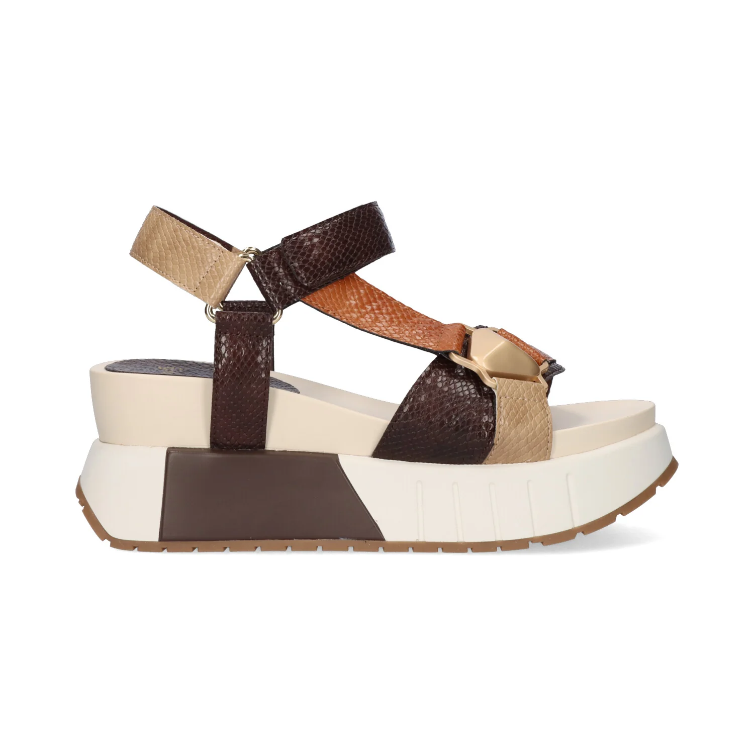 SANDALIAS EXE OLIVIA-934 BROWN/TAN - Image 4