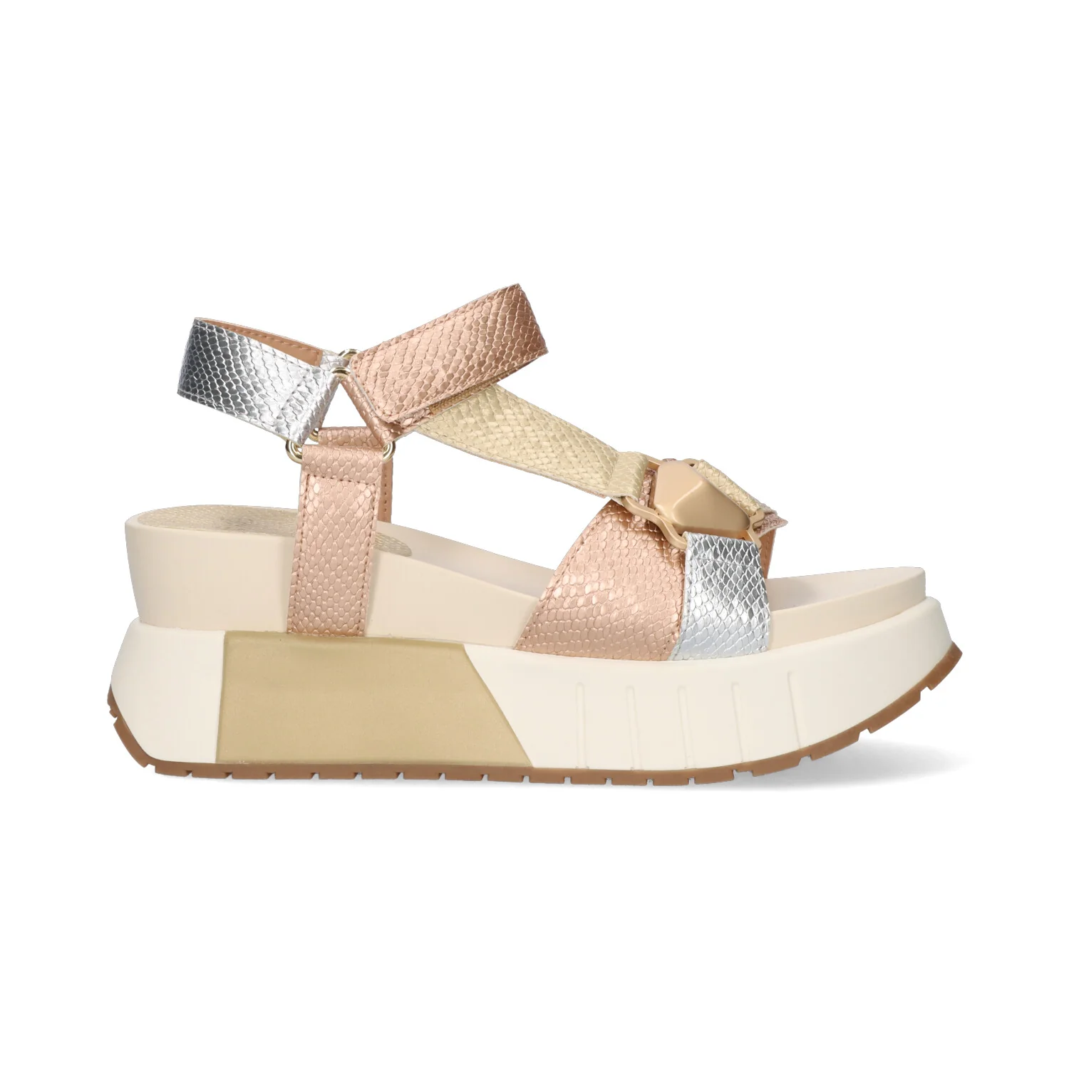 SANDALIAS EXE OLIVIA-934 GOLD/SILVER - Image 5