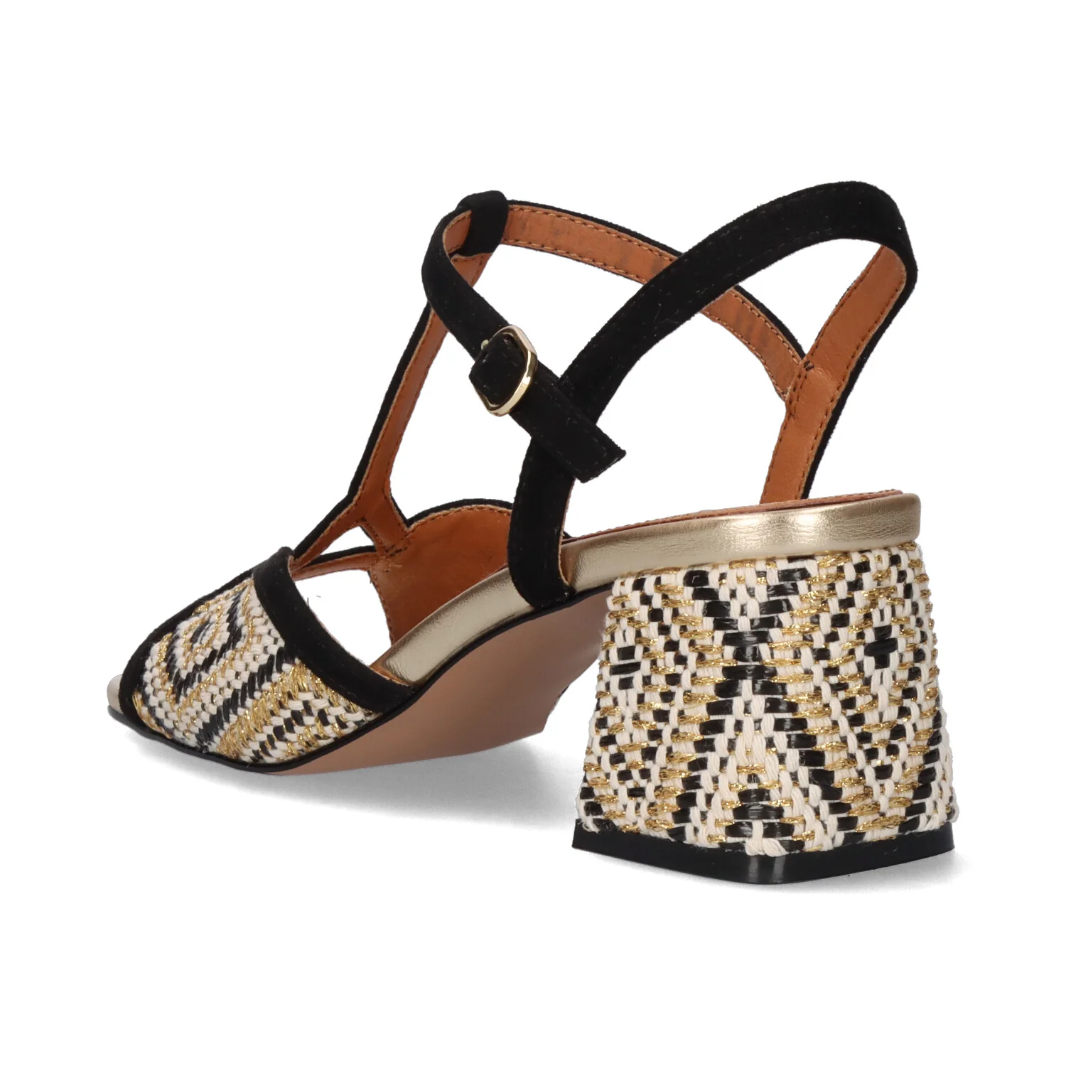 SANDALIAS EXE POLINA-405 BLACK/GOLD - Image 2