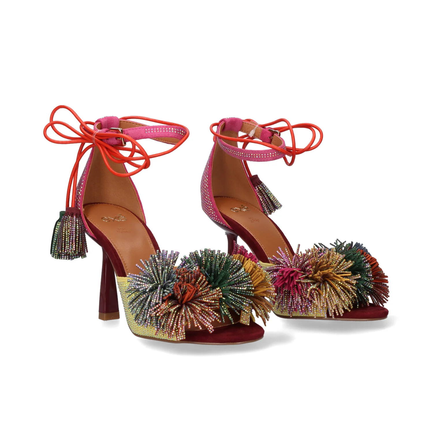SANDALIAS EXE JENIFER-725 PINK/YELLOW - Image 7