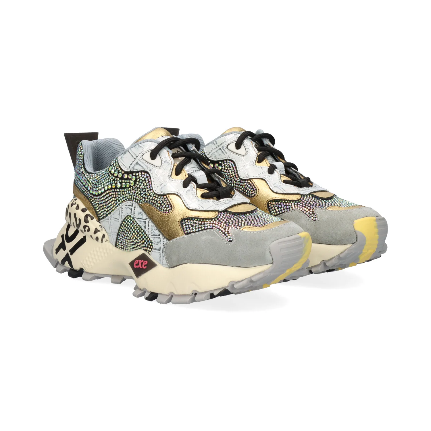 SAPATILHA EXE 134-115 WHITE/GOLD - Image 2