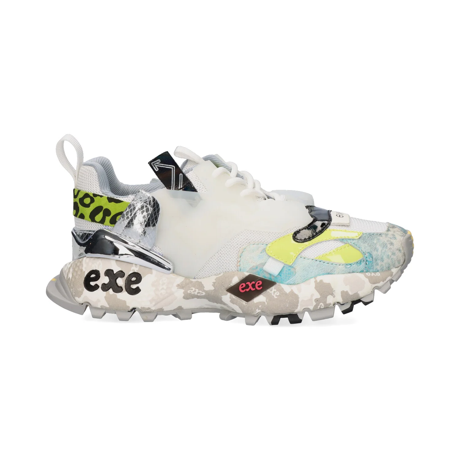 SAPATILHA EXE 134-208 WHITE/SILVER