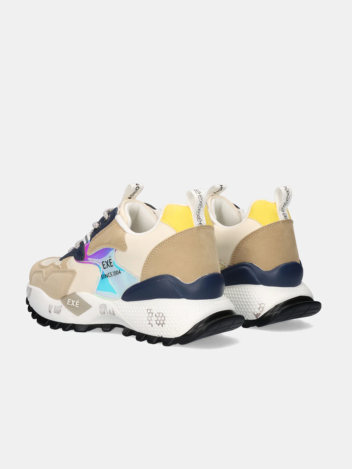 SAPATILHA EXE 19V03-1 BEIGE/BLUE - Image 3