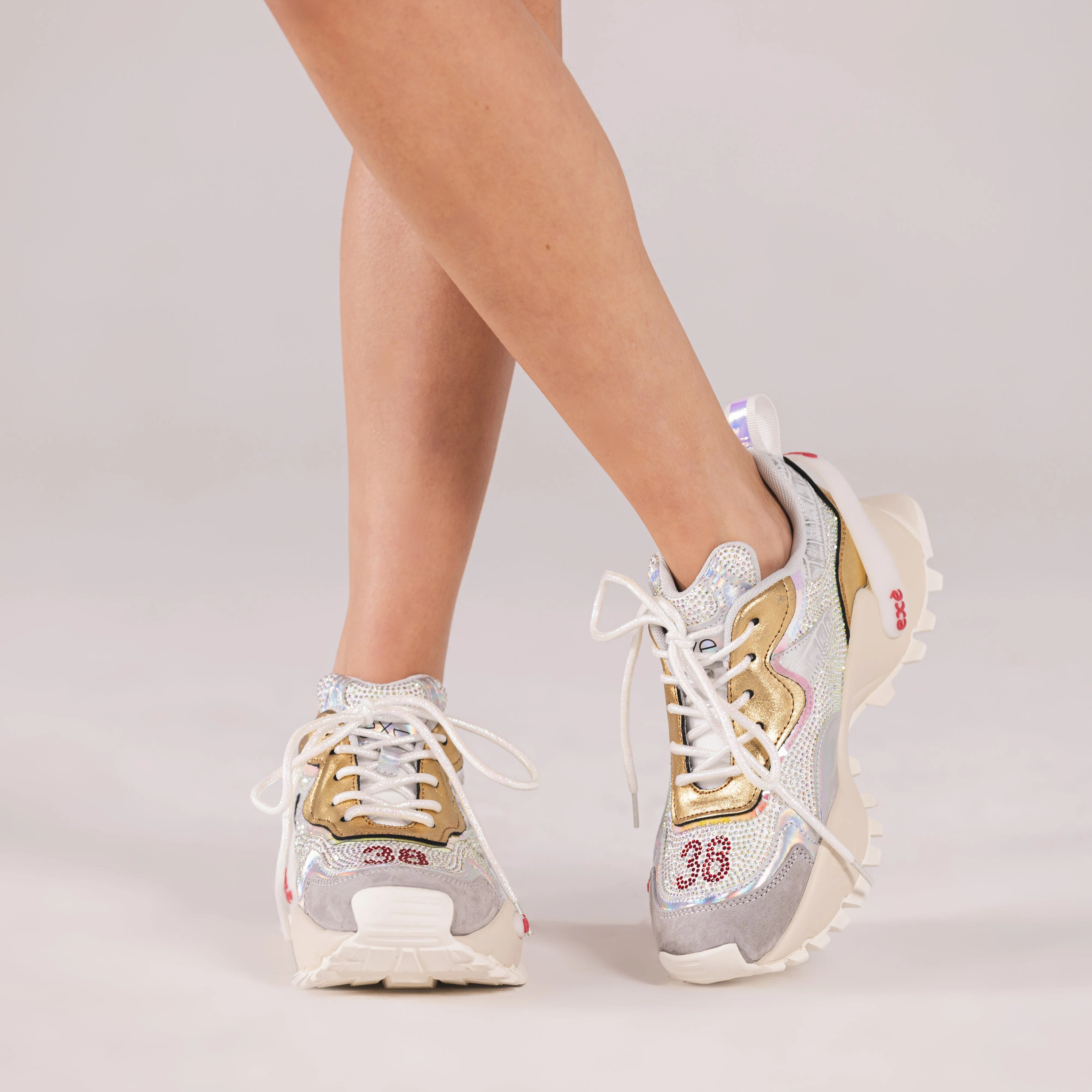 SAPATILHA EXE 4032-1A SILVER/GOLD - Image 3