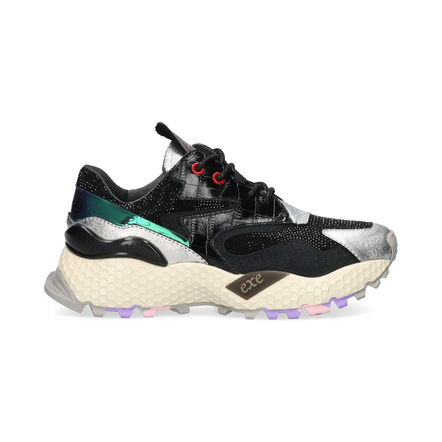 SAPATILHA EXE 3020-8A SILVER/BLACK