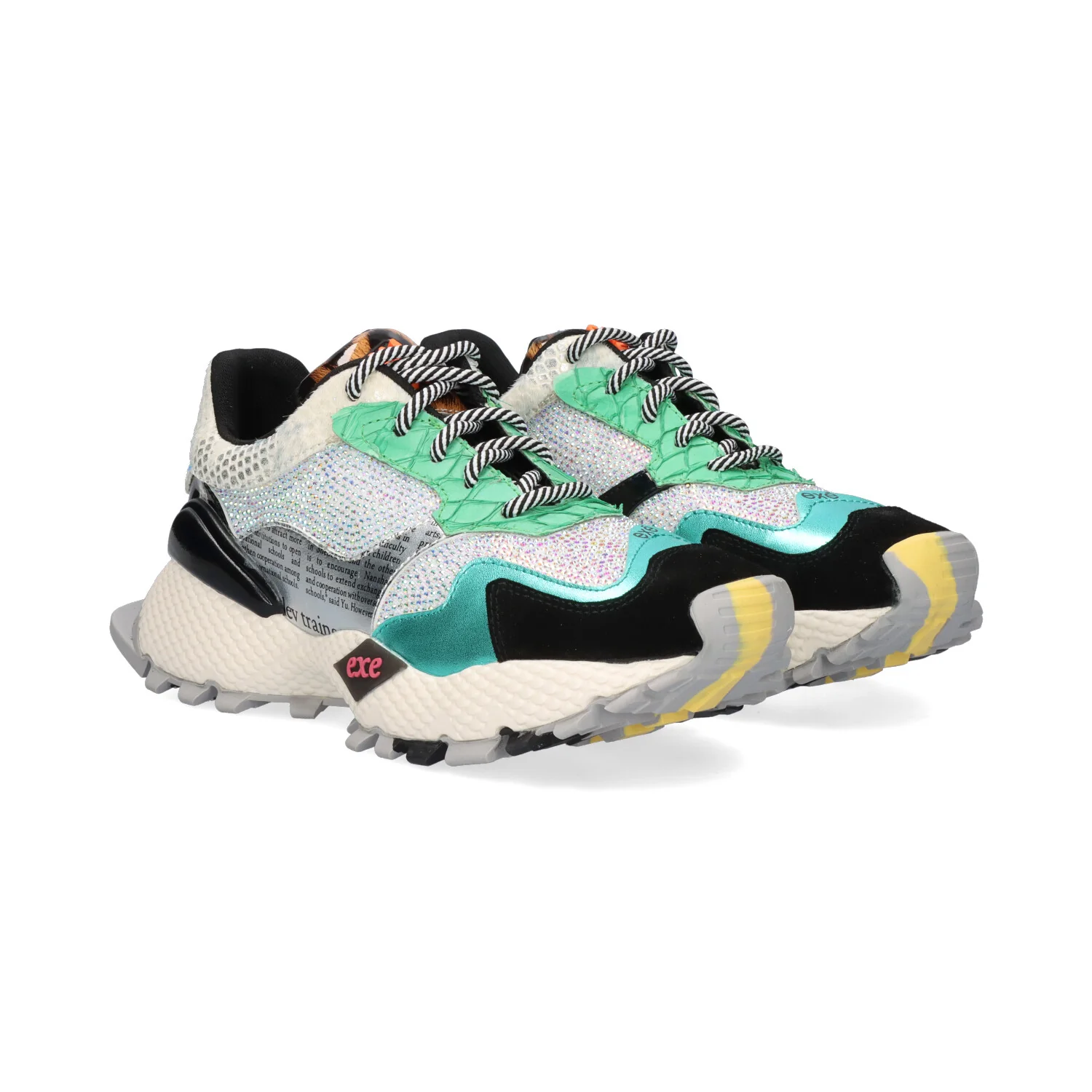 SAPATILHA EXE 8830-1 BLACK/GREEN - Image 2