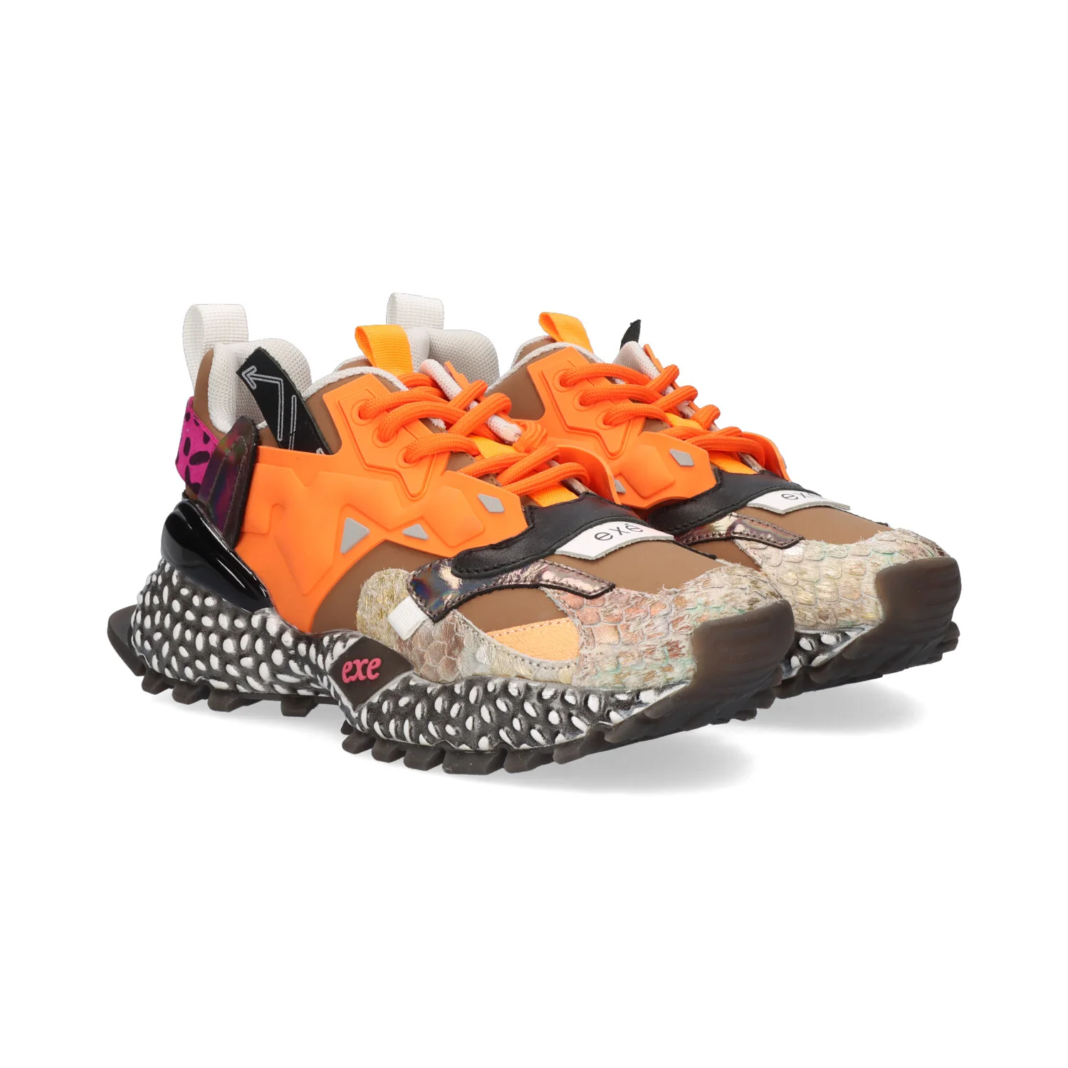 SAPATILHA EXE 929-100 ORANGE/GOLD - Image 2