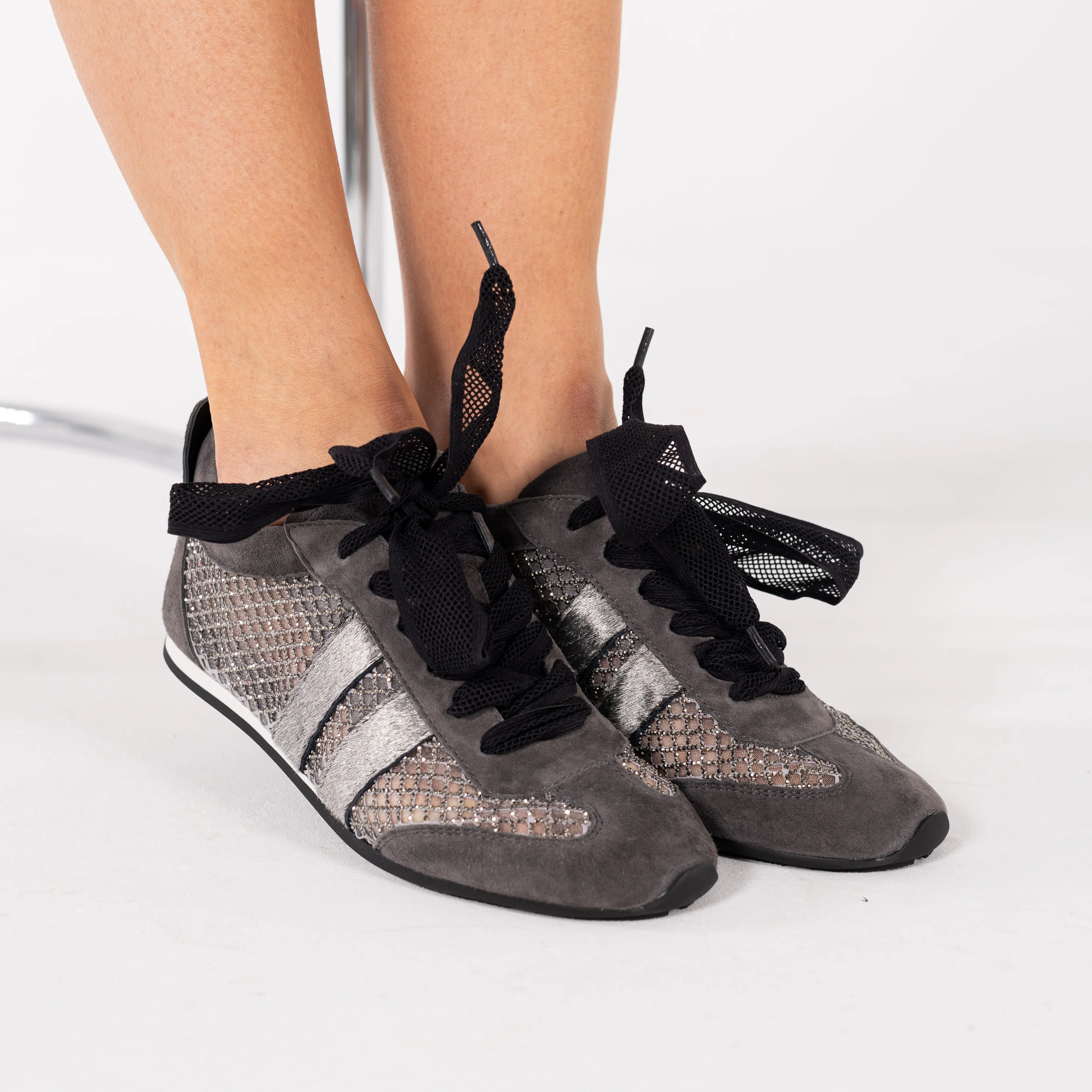 SAPATILHAS ABF-97 ELIANE GREY/SILVER