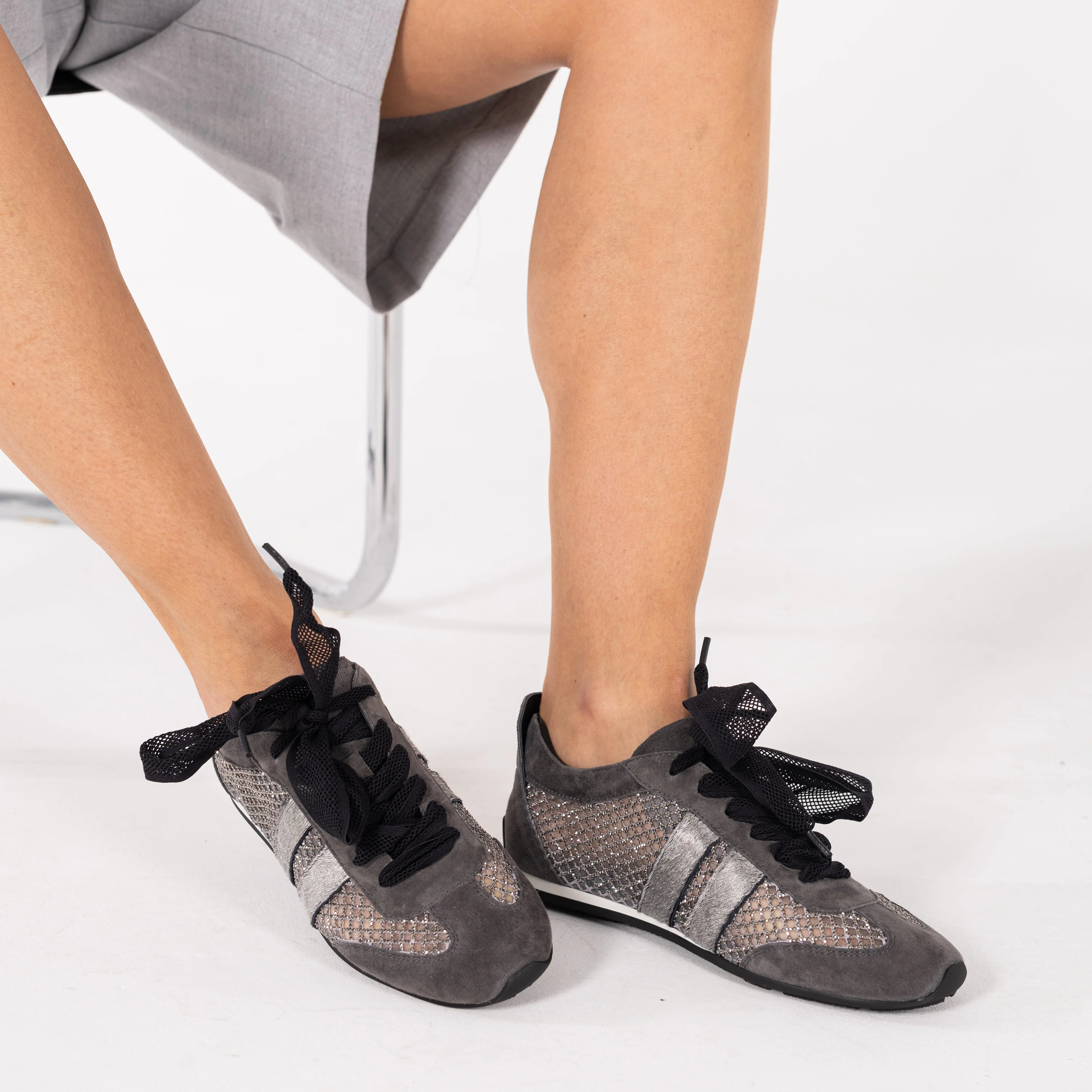 SAPATILHAS ABF-97 ELIANE GREY/SILVER - Image 3