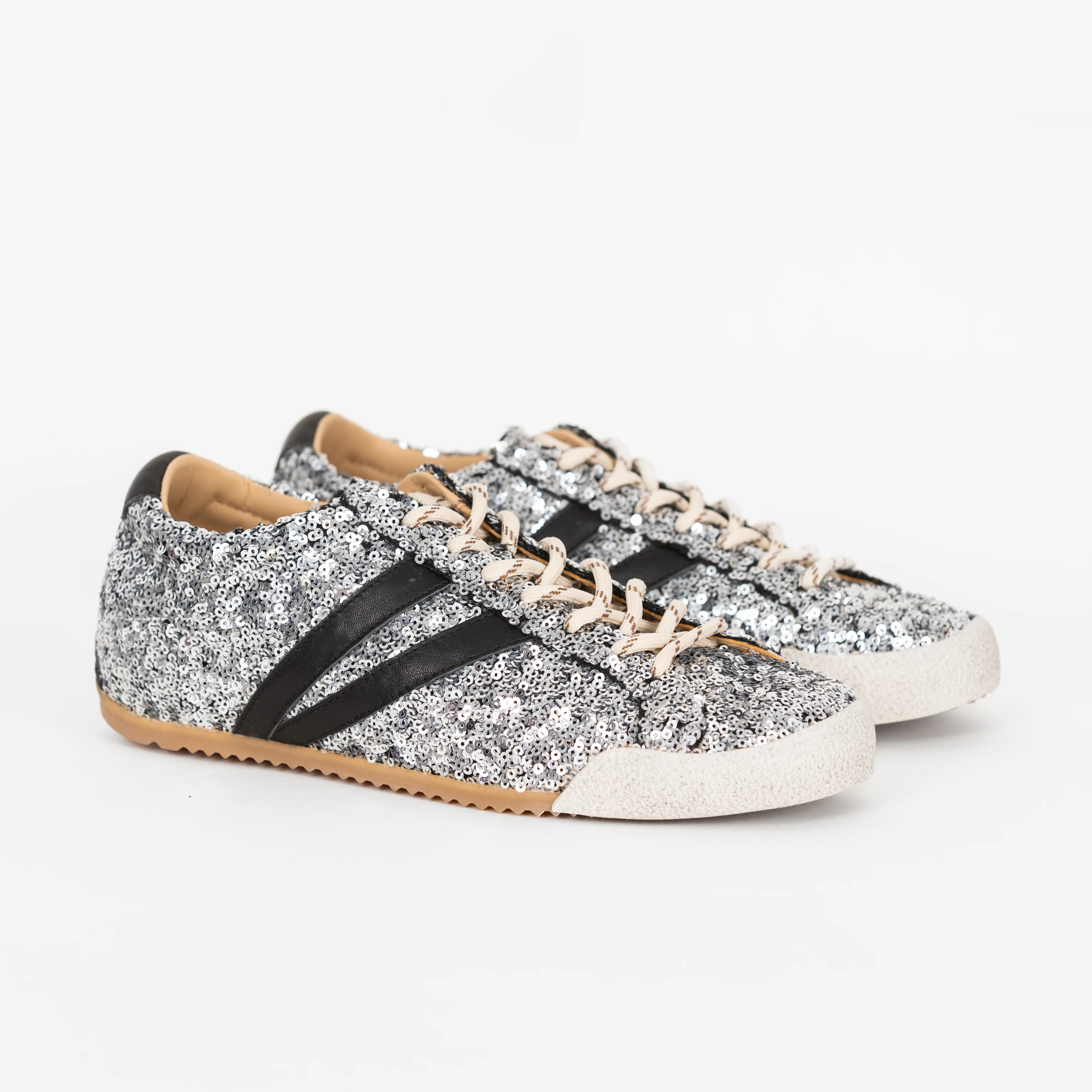 SAPATILHAS ABF-97 LANA GLITTER SILVER/BLACK - Image 5